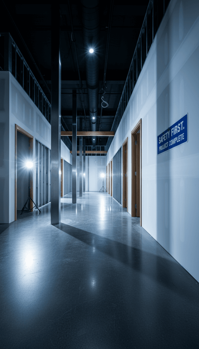 Cleared commercial unit ready for redevelopment